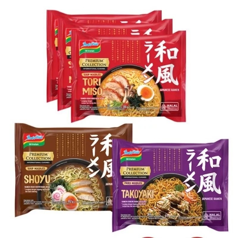 

Indomie japanes tori kara, takoyaki , tori miso