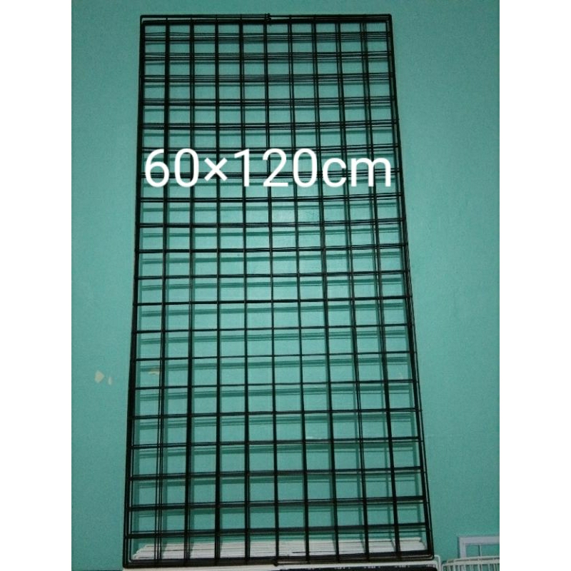 Ram kawat 60×120 cm,pajangan display konter aksesoris,rak dinding tebal 5 mm,ram kawat pajangan dind
