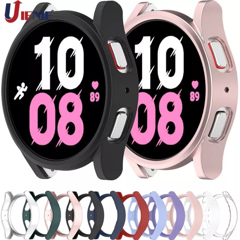 Case Samsung Galaxy Watch 5 / 4 40mm 44mm 40 44 mm / Watch 5 Pro 45mm 45 / Watch 4 Classic 42 46 mm 42mm 46mm Casing Bumper PC Hard