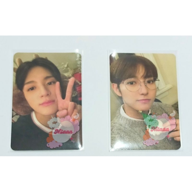 Photocard PC Pink Christmas NCT DREAM JENO & RENJUN