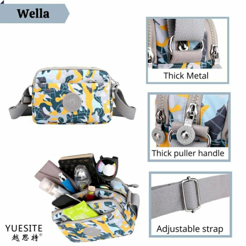 Sling bag tas selempang wanita yuesite wella original cyutebags