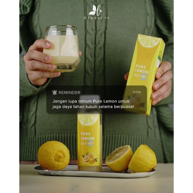 

PURE LEMON DIET BY HERBALOV/LEMON 100% MURNI PERASAN TANPA CAMPURAN/Jus Lemon kulit Cantik