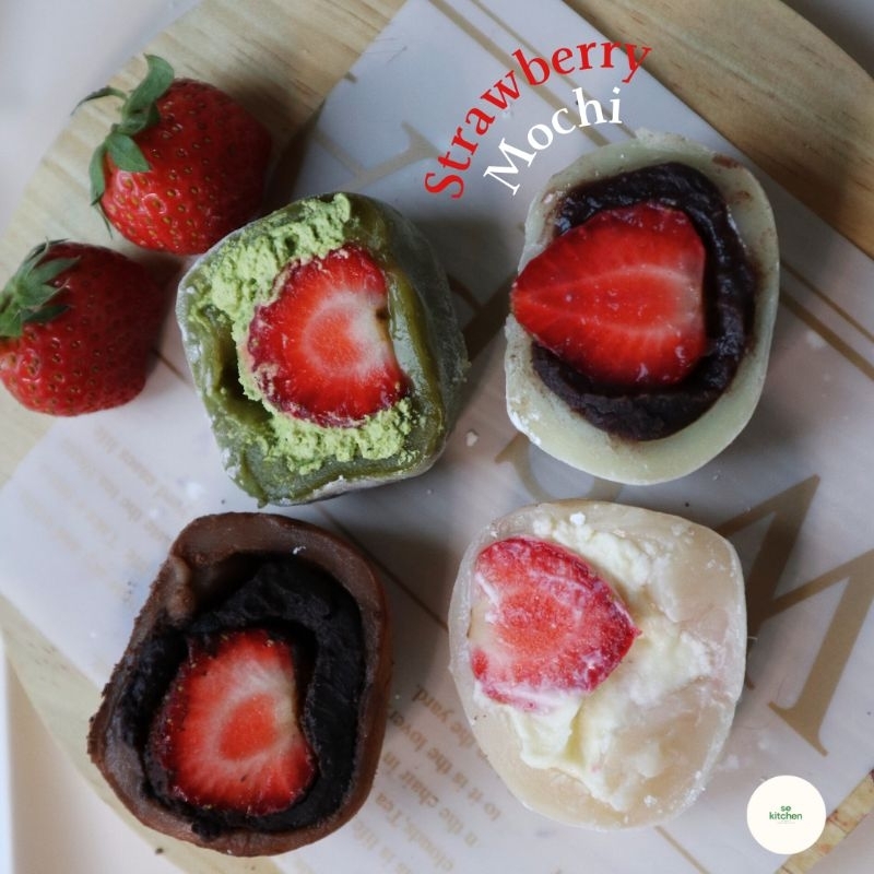 

Mochi Strawberry | Strawberry Mochi | Daifuku Mochi
