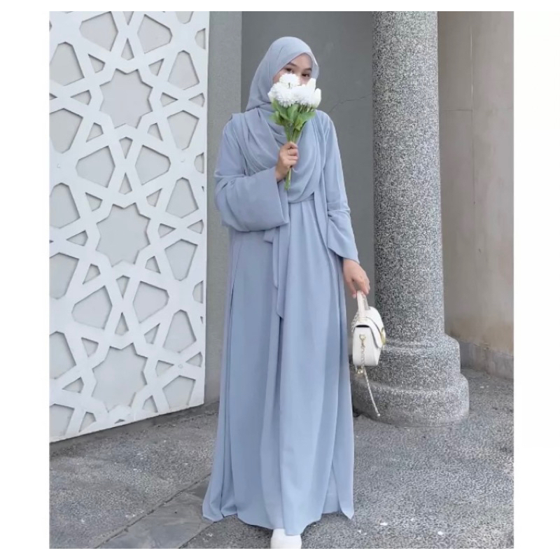 Zehra abaya 4 in 1 satu set by himosly original