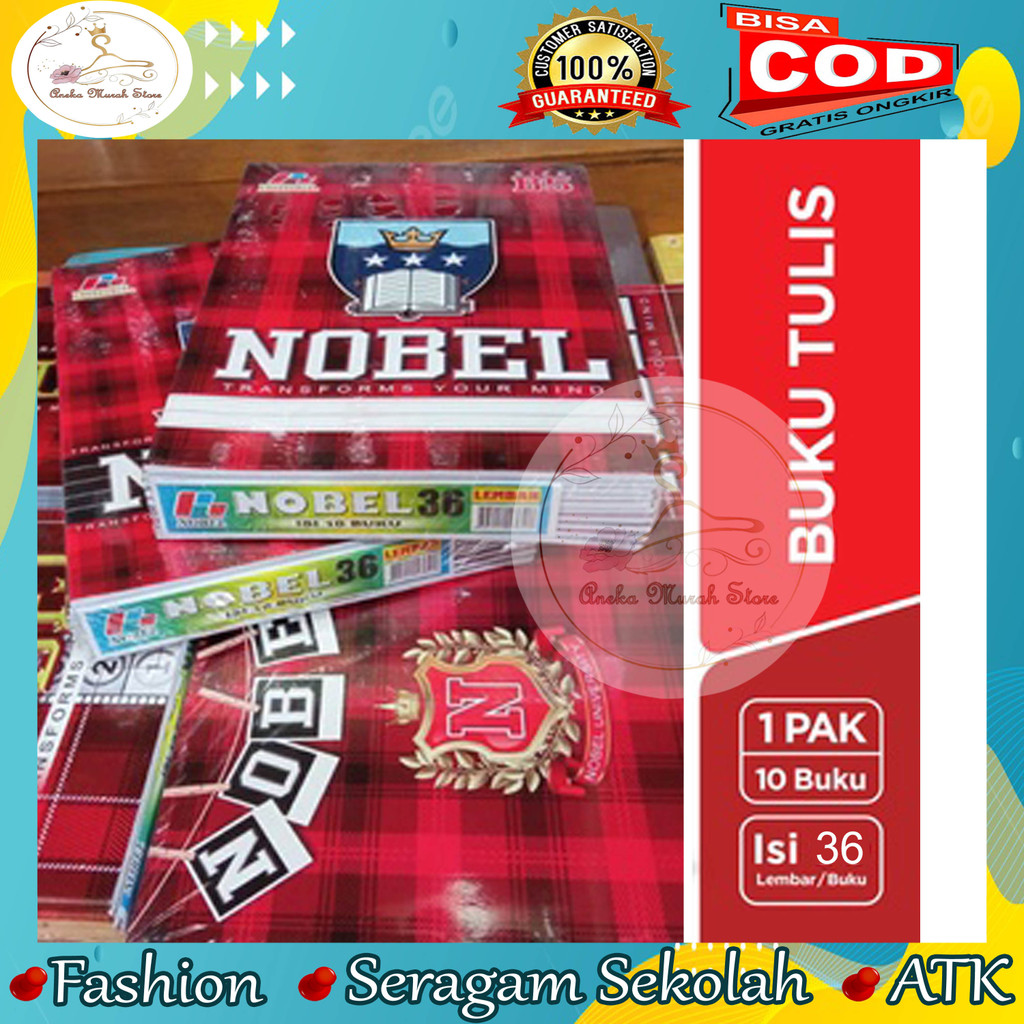 

Buku Tulis Campus Nobel Isi 10 Buku / 1 Pack Isi 36 Lembar