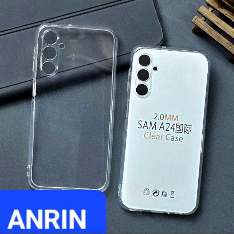 SAMSUNG A24 CLEAR HD 2.0 CASING SOFTCASE SILIKON BENING BAHAN TEBAL ANTI JAMUR