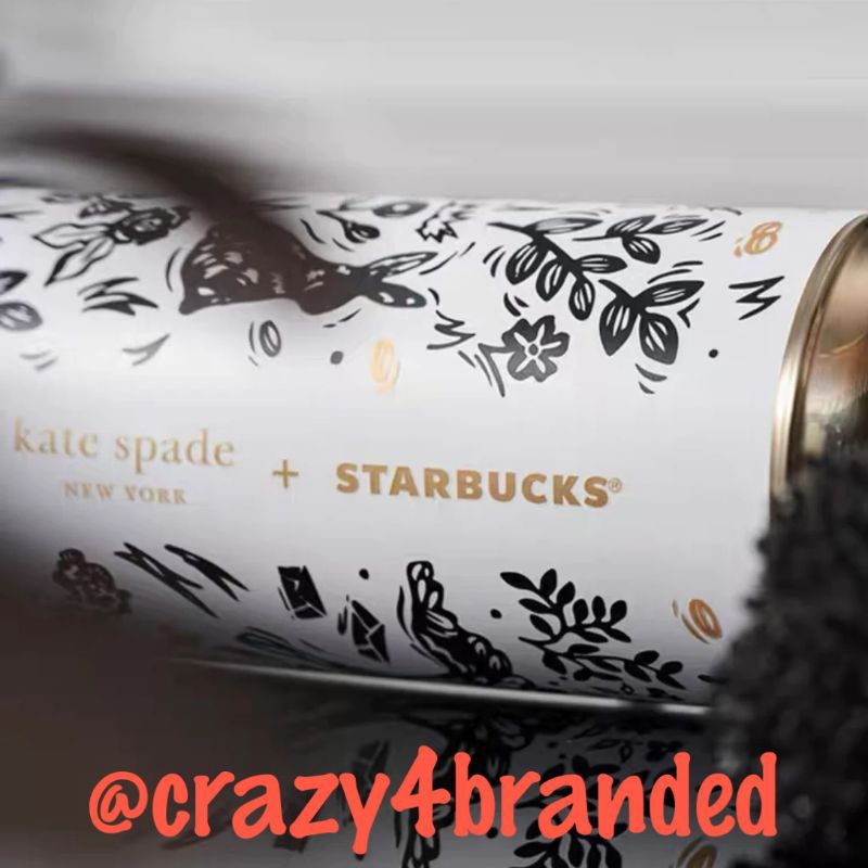 Starbucks × Kate Spade The Year of Rabbit 2023 Insulated Tumbler (with pouch)