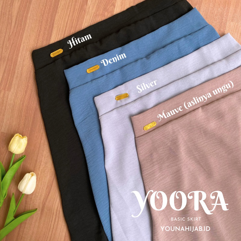 YOORA BASIC SKIRT/ ROK A LINE /ROK BASIC BY YOUNA