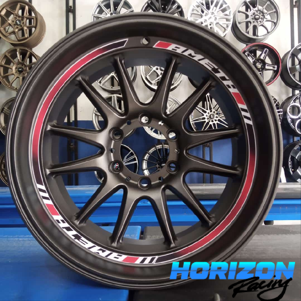 velg mobil racing ring 18 lubang 6x139,7 hsr AMETH