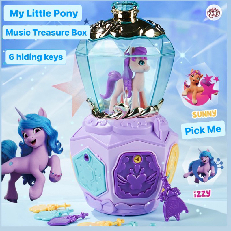 PONY01 Mainan Music Treasure Box My Little Pony ORIGINAL HASBRO Surprise Kado Anak