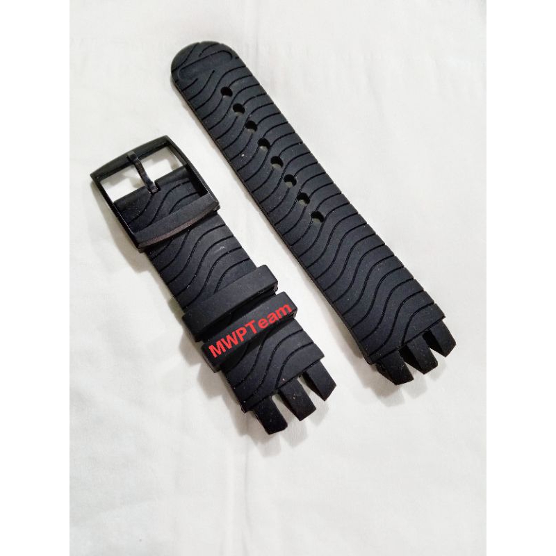 Tali jam swatch strap rubber swatch 22mm