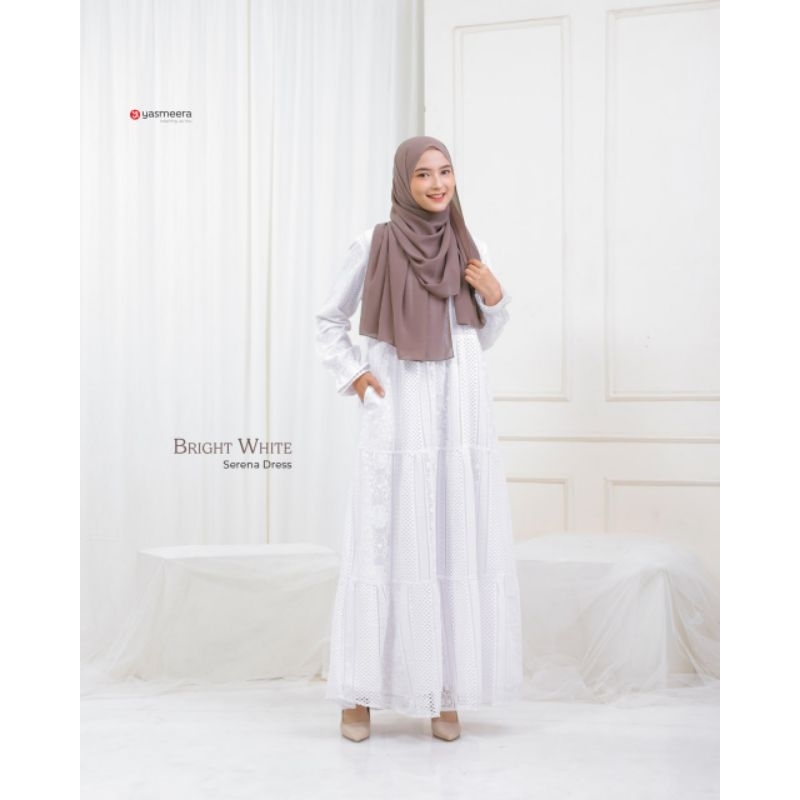 SERENA DRESS ORIGINAL BY YASMEERA / GAMIS BROKAT / GAMIS KONDANGAN MEWAH / GAMIS HAJI UMROH
