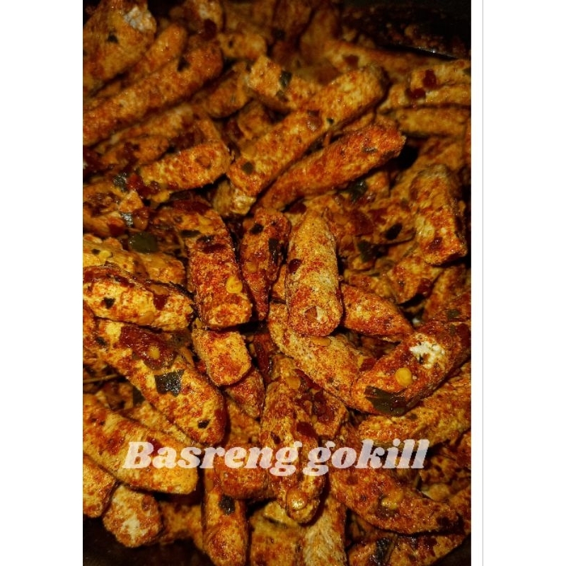 

BASRENG BASO GORENG KRIUH PEDAS DAUN JERUK BALADO ORIGINAL 100gr