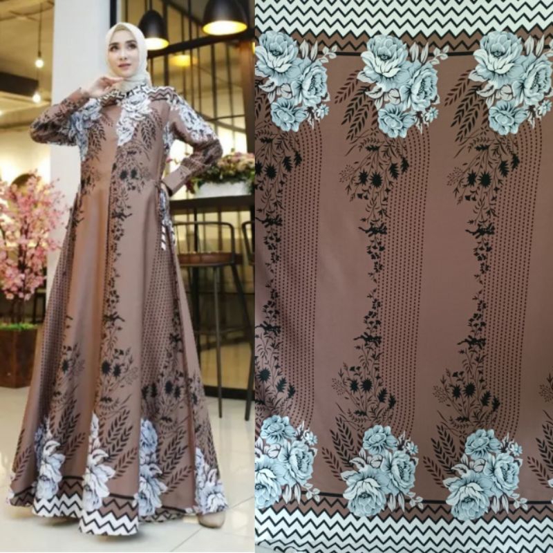 Kain Maxmara Lux Motif Asyifa Harga setengah meter