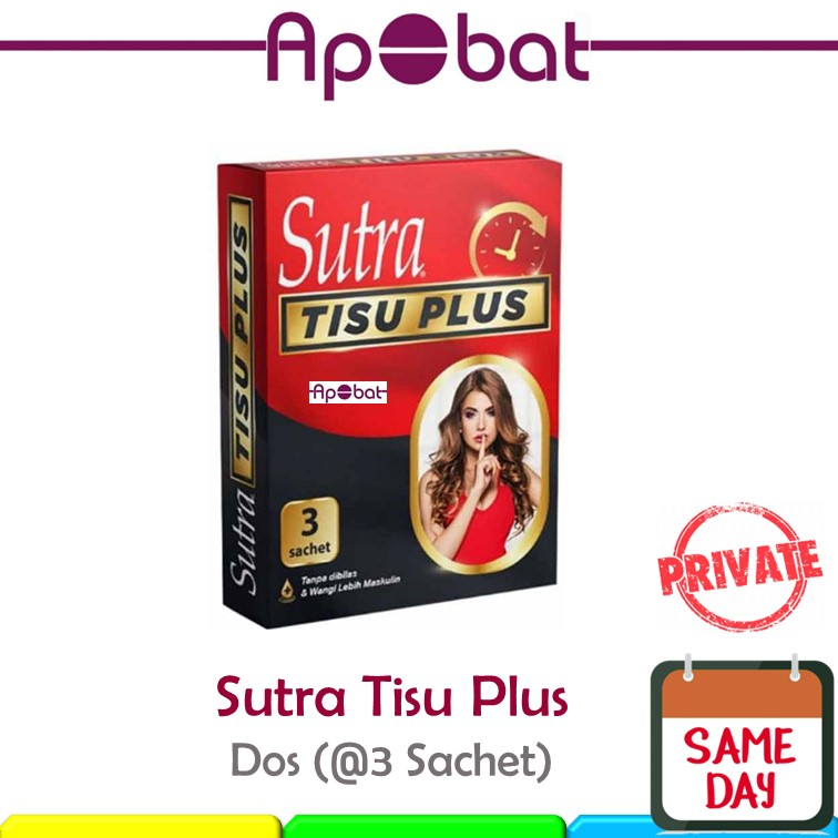 - ApObat - Privasi! Sutra Tisu Plus Merah Tissue Stamina Pria Magic Megic Magik Memperlama Durasi Su