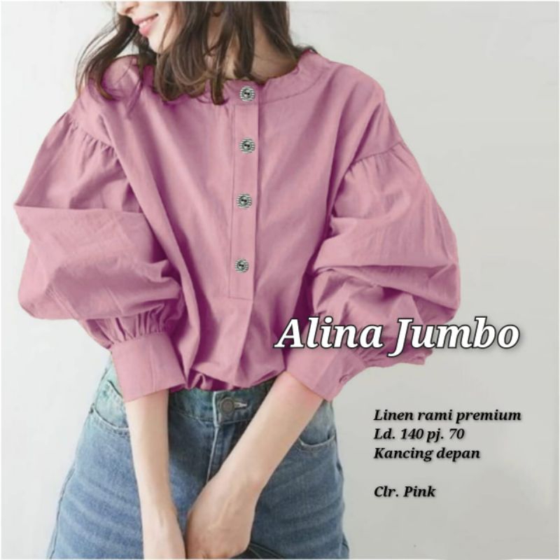ALINA JUMBO BLOUSE WANITA TERBARU