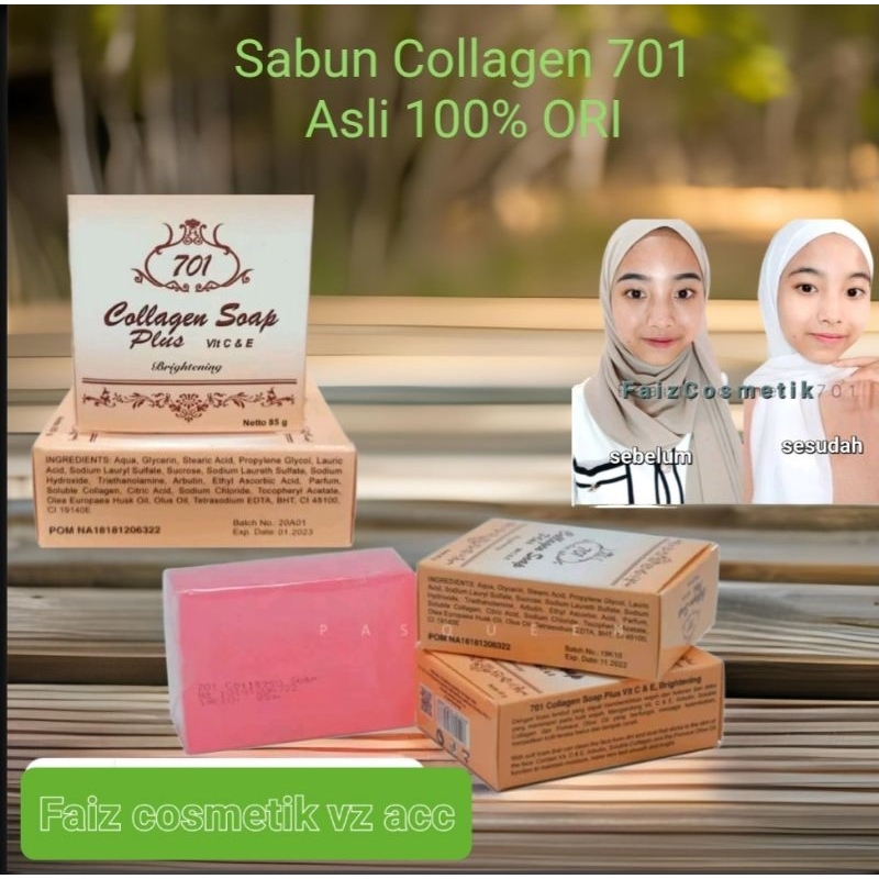 Sabun Collagen 701 BPOM Produk Asli 100% ORI / SABUN COLLAGEN 701 BPOM.