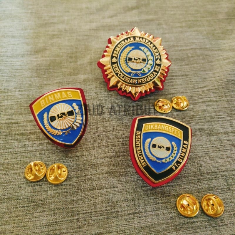 RODA BINMAS / PIN BINMAS / PIN DIKBANGPES BINMAS