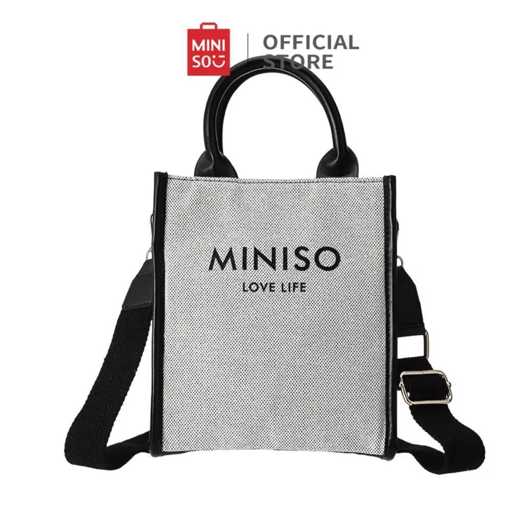 Miniso Tas Selempang Handbag Crossbody Bag Wanita Modis Tas Tangan Tali Panjang