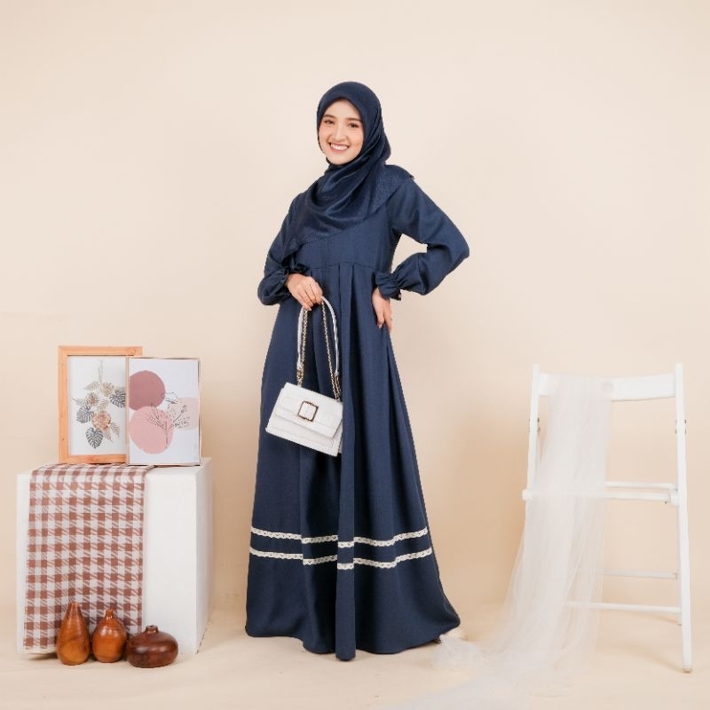 TERBARU | BAJU GAMIS | MEDINA DRESS | WANITA MUSLIM | BY ZLY DRESS