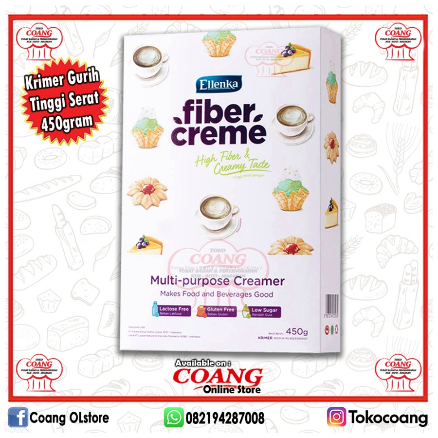 

ELLENKA FIBER CREAM 450 GRAM