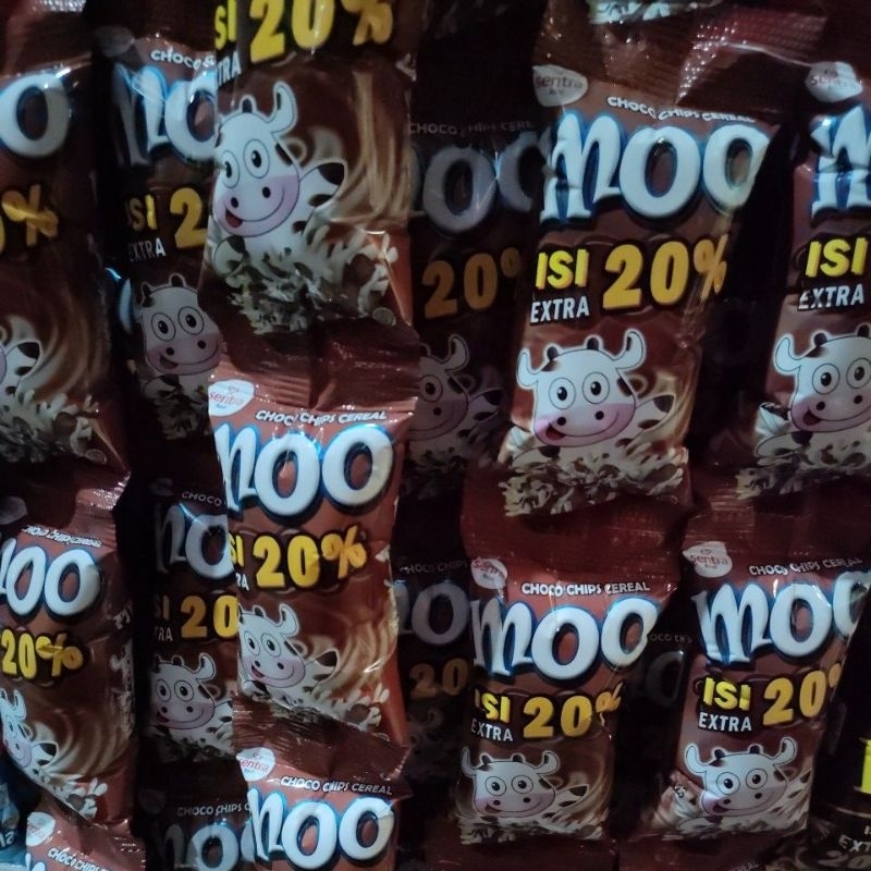 Moo Choco Sereal Coklat 2 Renceng isi 20 pcs
