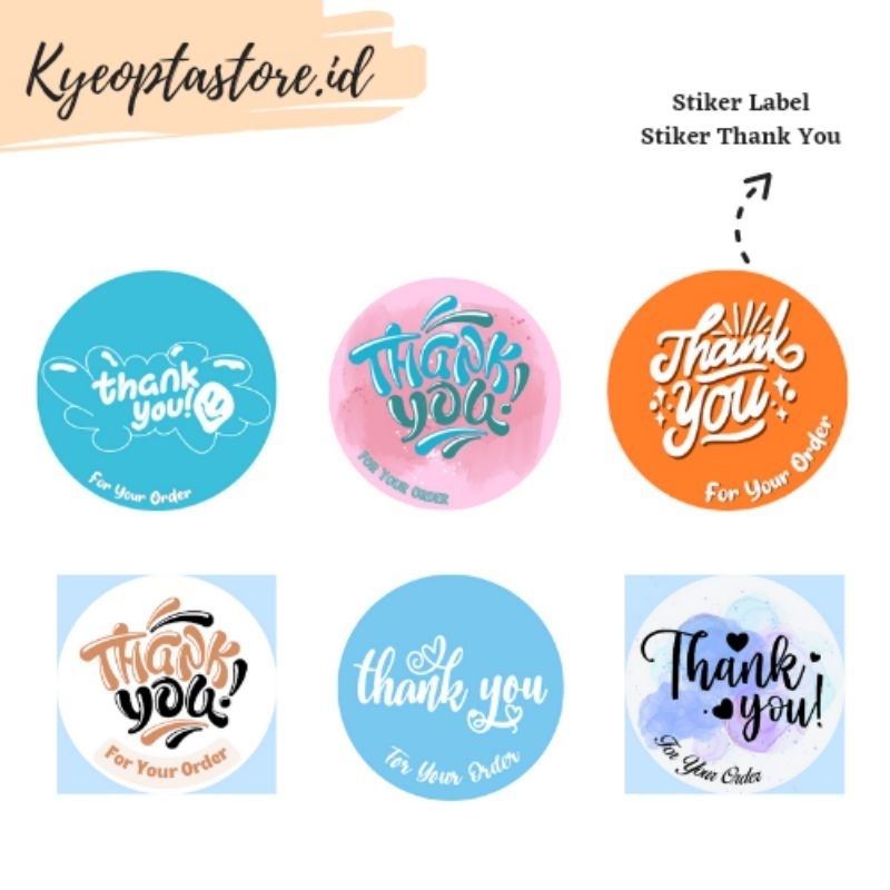 

Stiker Thank You for Your Order/stiker lucu/stiker murah