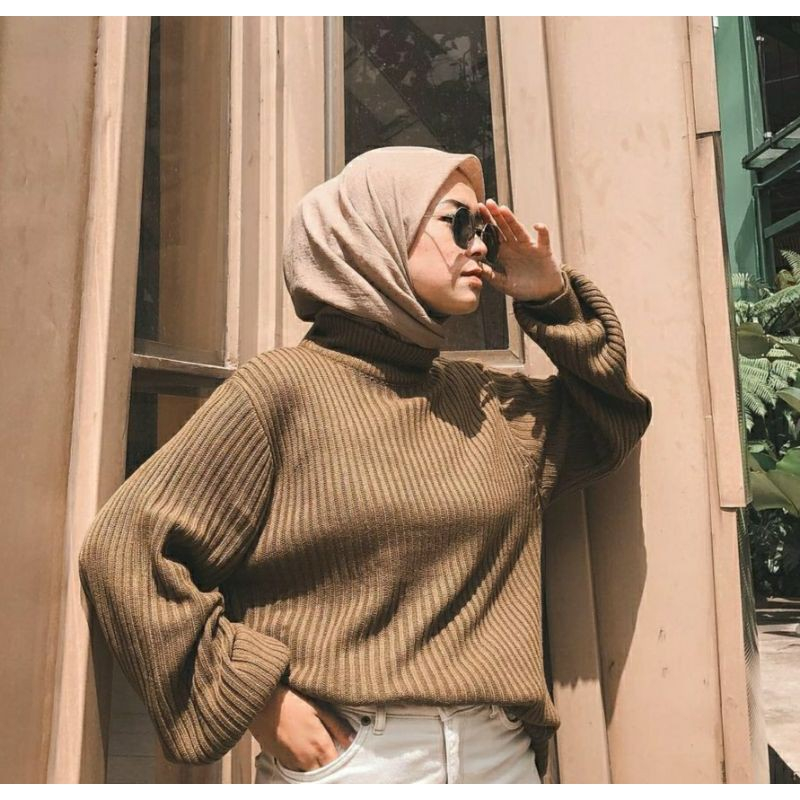 CS044 Sweater Batwing Lasperal Premium Oversize