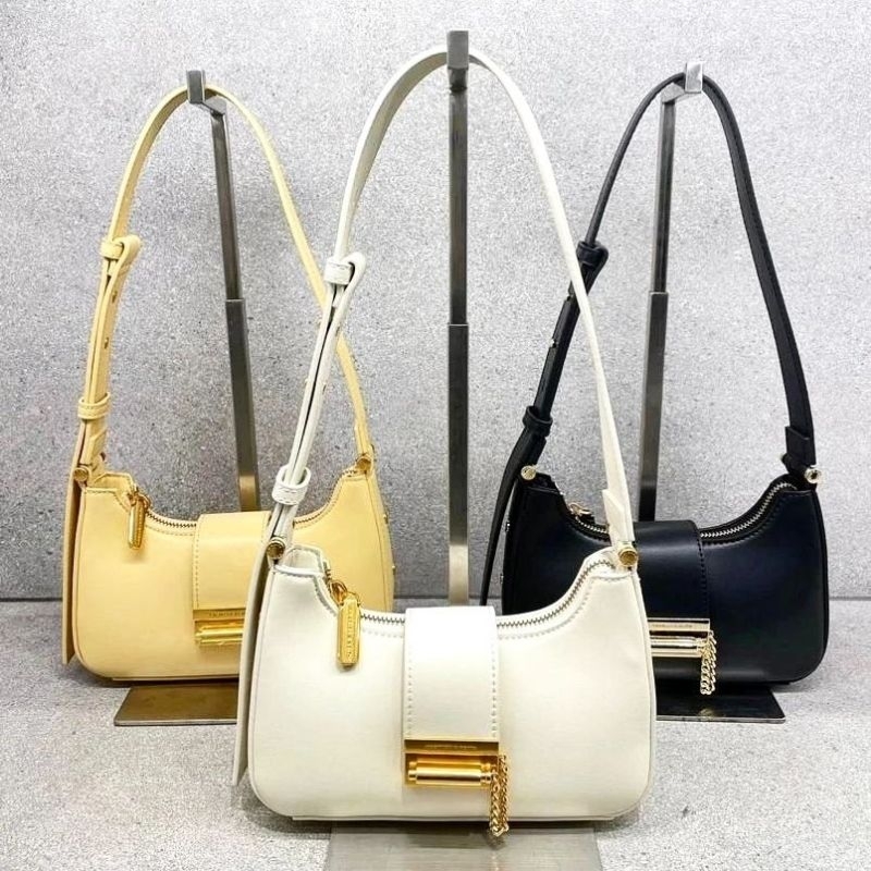 12.12 SALE | CK Metallic Accent Belted Bag