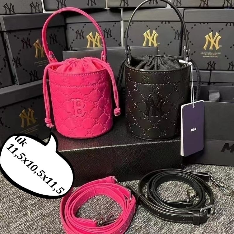 Tas MLB nano bucket bag import uk 11,5x10,5x11,5 free box