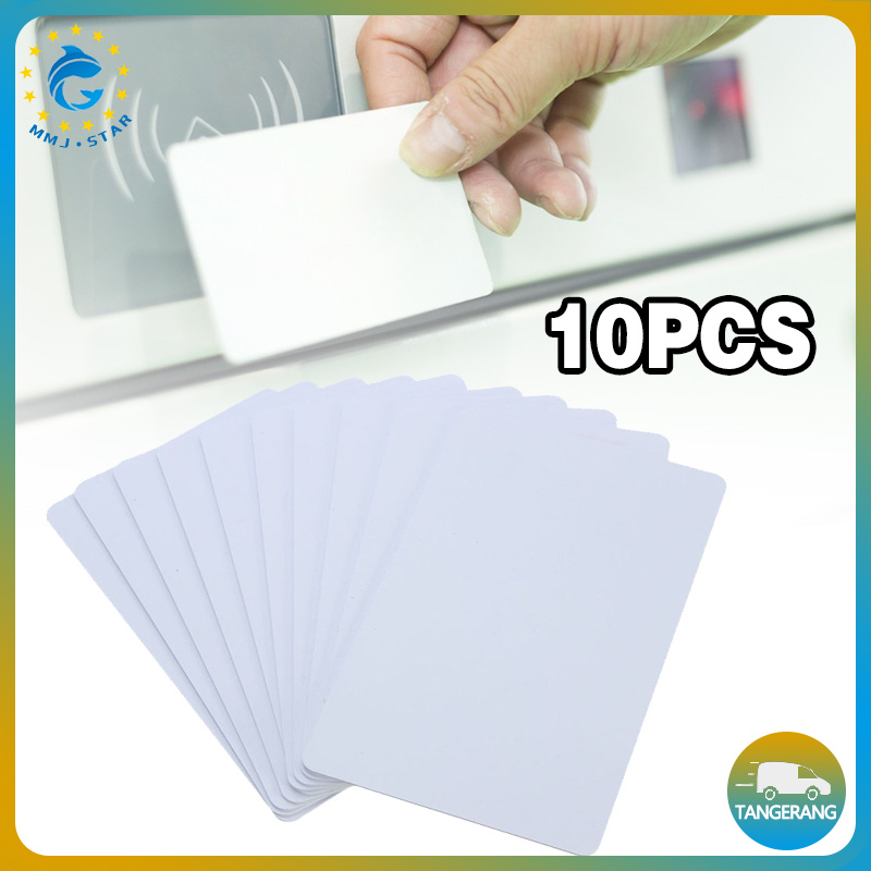 【13.56MHZ 10pcs】Mifare Card/Kartu RFID/Smart Card/Contact NFC Card