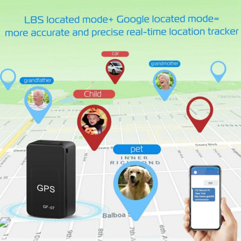 GPS Mobil/gps motor/gps mini/gps mobil/gps tracker mobil/Pelacak GPS Mini GF07 /GF09 Alat Perekam Lokasi GPS Anti Hilang Mendukung Operasi Jarak Jauh GPRS Ponsel