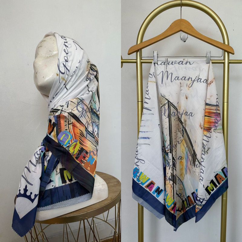 Afrahijab/ Segi Empat Voal Motif 121