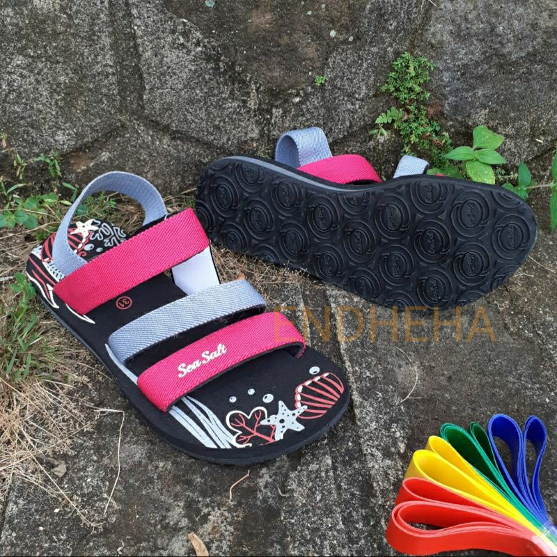 Sandal gunung Sea Salt remaja putri cewek srempang tanggung