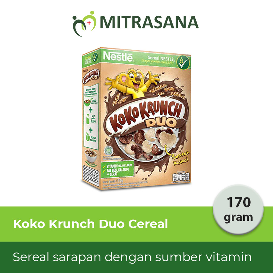 

Nestle Koko Krunch Duo Sarapan Sereal Coklat 170G 18 Box Lebih Murah