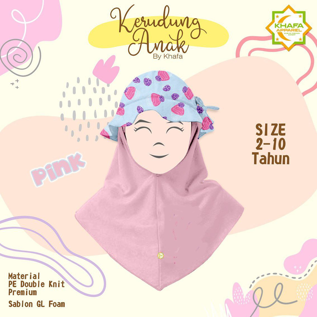 AfsheenaStore Sale Kerudung Anak by Khafa