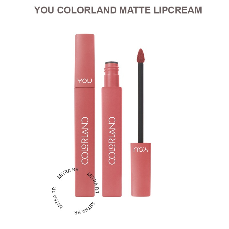 YOU Colorland Powder Mousse Lip Stain | Lip Cream Matte Tahan Lama dan Pigmented