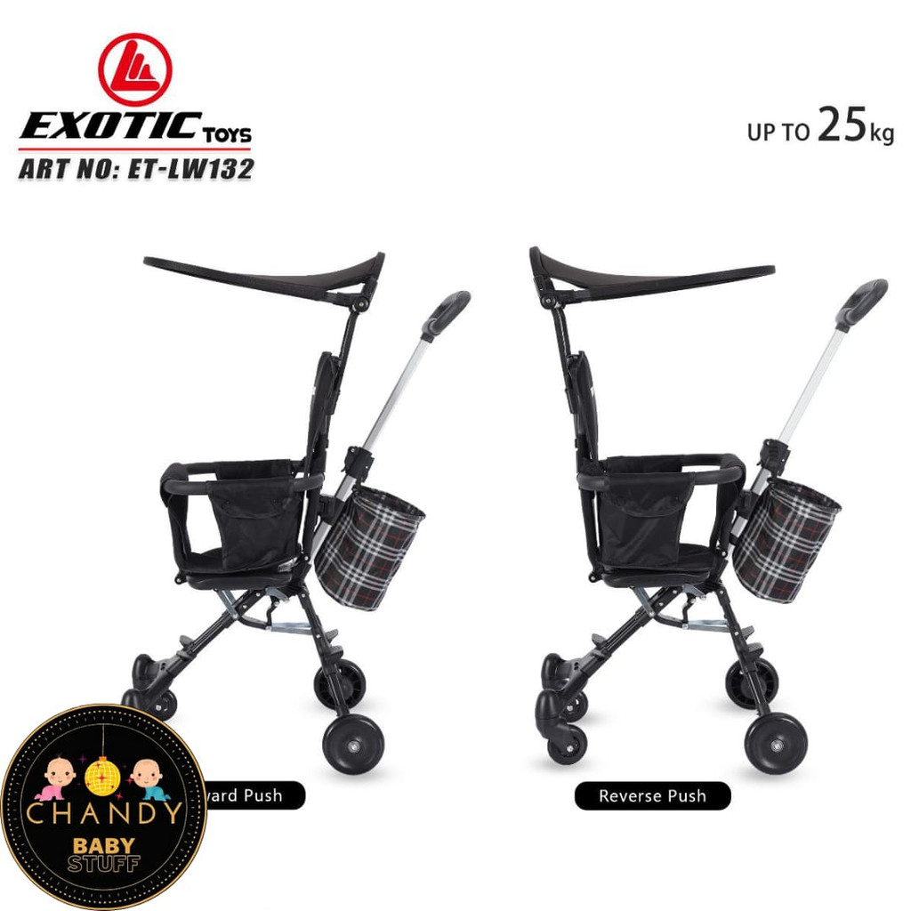 MAGIC STROLLER LW 132 BISA HADAP 2 ARAH DENGAN CANOPY FREE TAS