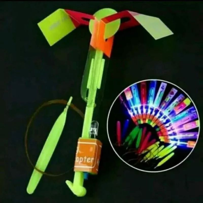 LED Propeller Slingshot / LED Terbang kitaran