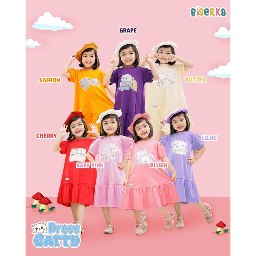 AfsheenaStoree Sle Dress Catty/Dress Anak