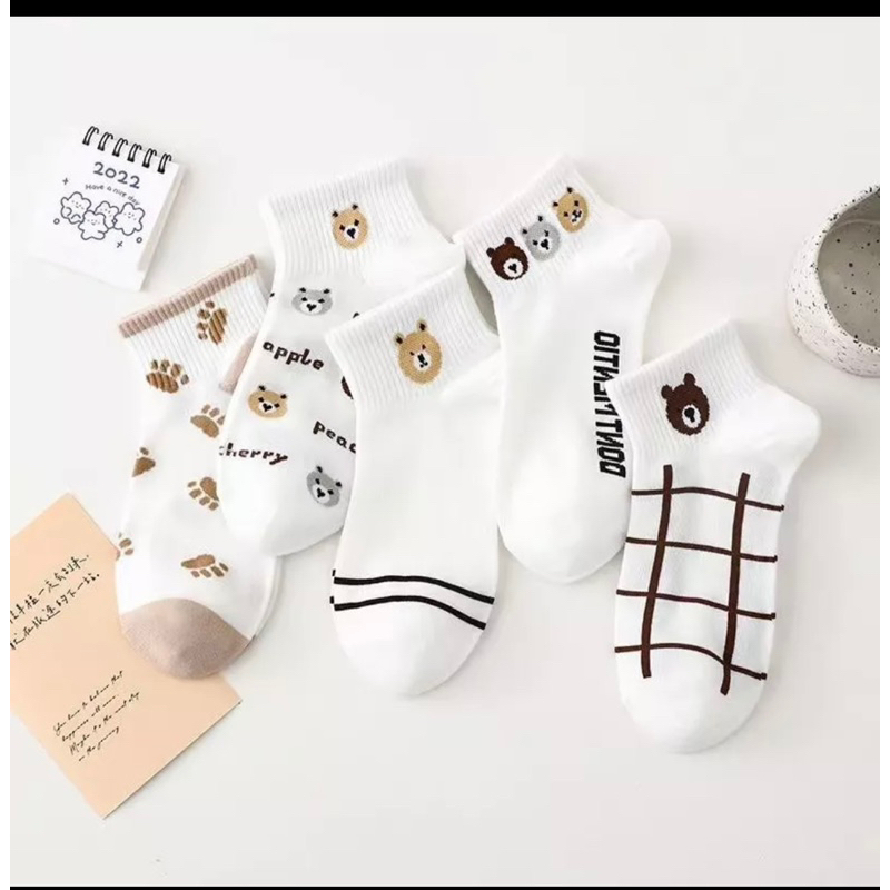 Kaos kaki BEAR PREMIUM IMPORT / Kaos kaki Bear pendek UNISEX