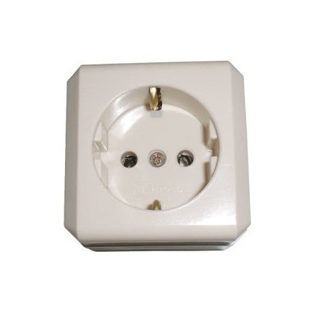 STOP KONTAK BROCO 1 LUBANG DINDING/TEMPEL