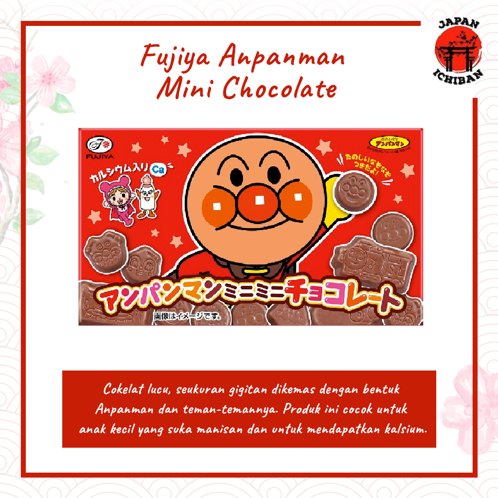 

Fujiya Anpanman Mini Chocolate (isi 15) Original Japan