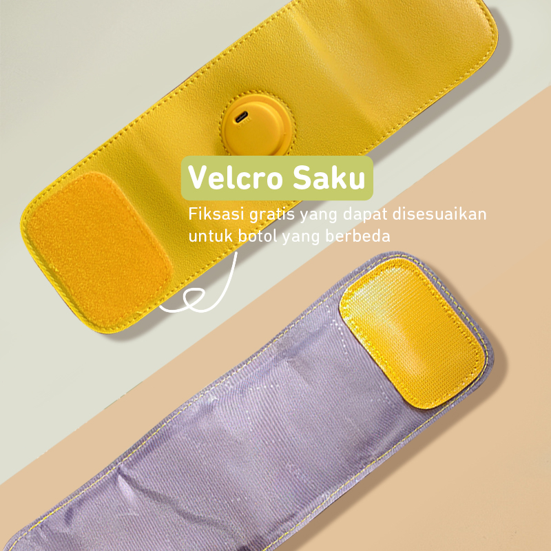 DADAWARD Tas Portable Bottle Warmer Penghangat Botol Susu Bayi Portable dengan USB Heater Monitor Travel Baby Cartoon Milk Water