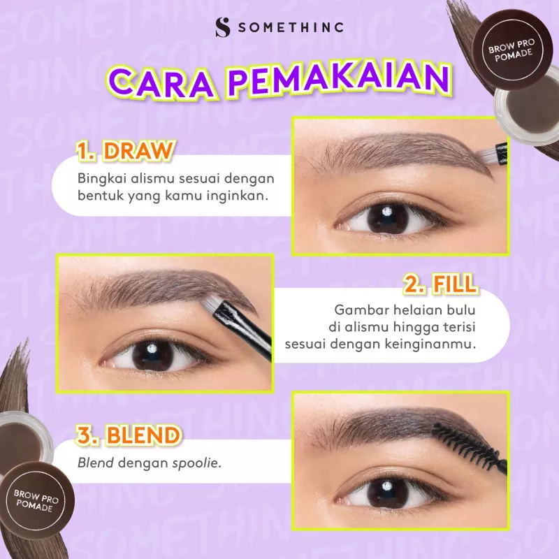 ❤ MEMEY ❤ SOMETHINC Pro Pomade 18Hr Stay | Brow Pomade | Gel