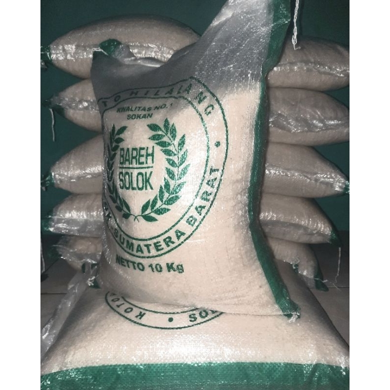 beras solok asli berat 10kg asli dari solok sumatera barat