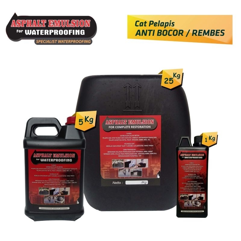 ASPHALT EMULSION FOR WATERPROOFING UKURAN 5 KG