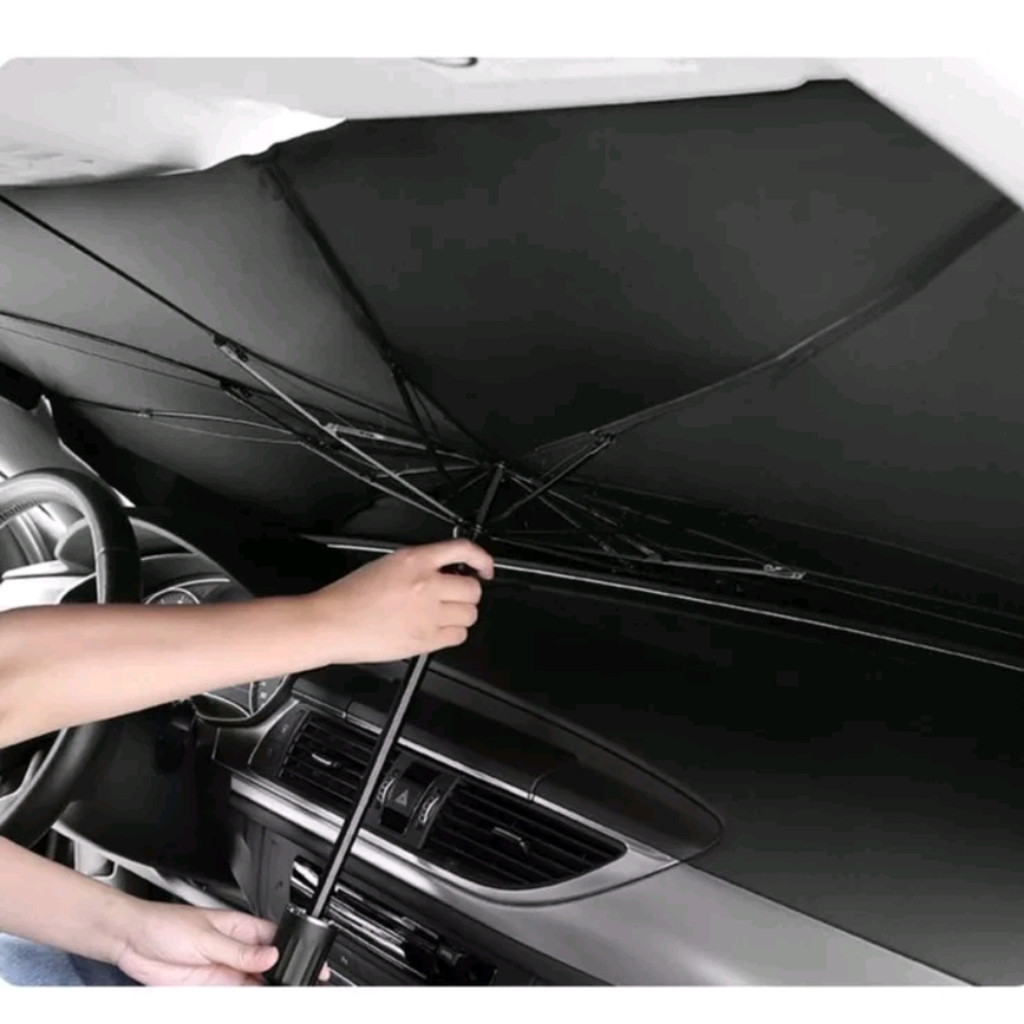 Pelindung Anti Panas Mobil Kaca Depan Star Umbrella Sunshade Sun Shield Payung