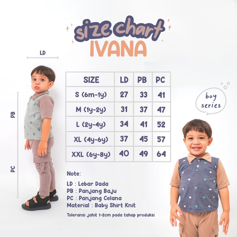 LITTLECAIM - IVANA COUPLE SET | Baju anak couple