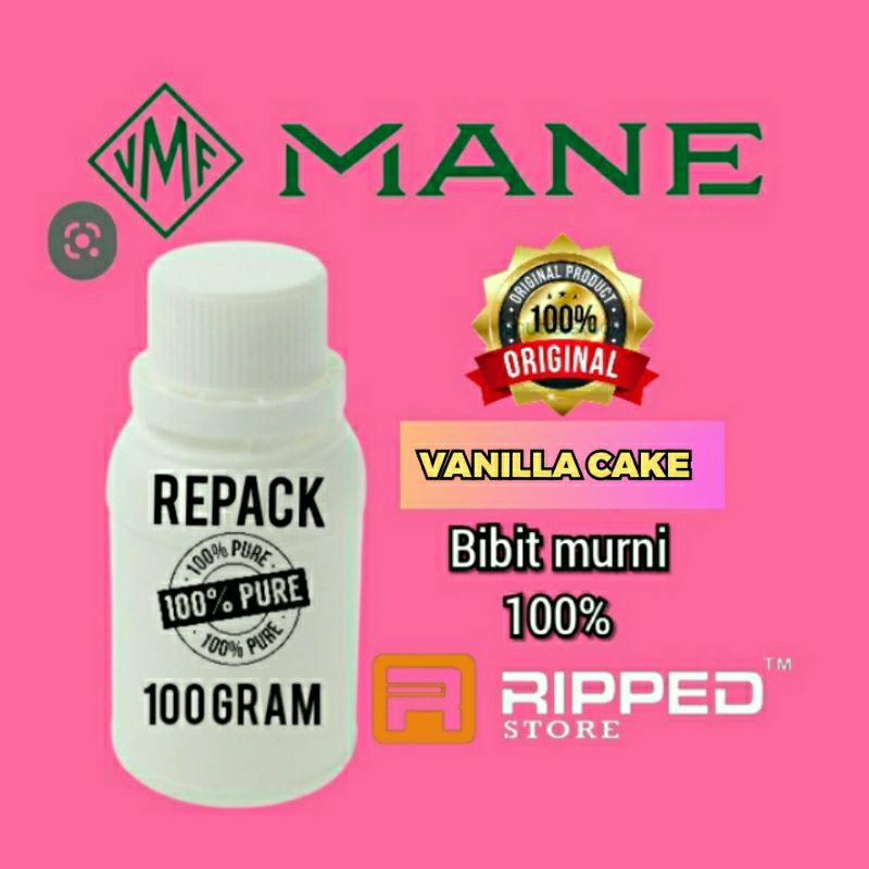 (100ML) BIBIT PARFUM MURNI VANILLA CAKE BY MANE ORIGINAL